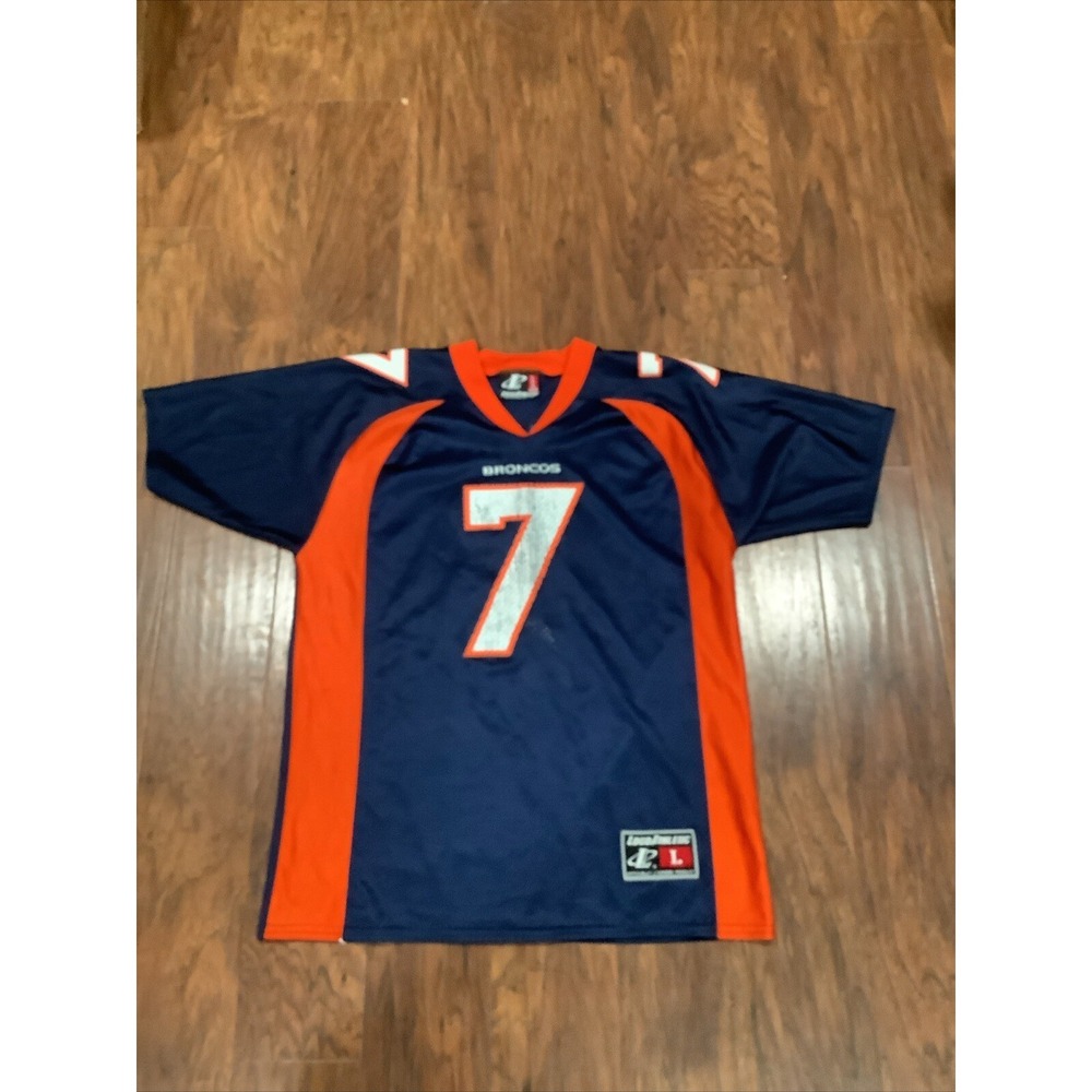 Vtg John Elway Denver Broncos Logo Athletic Football Jersey Youth Large 14-16